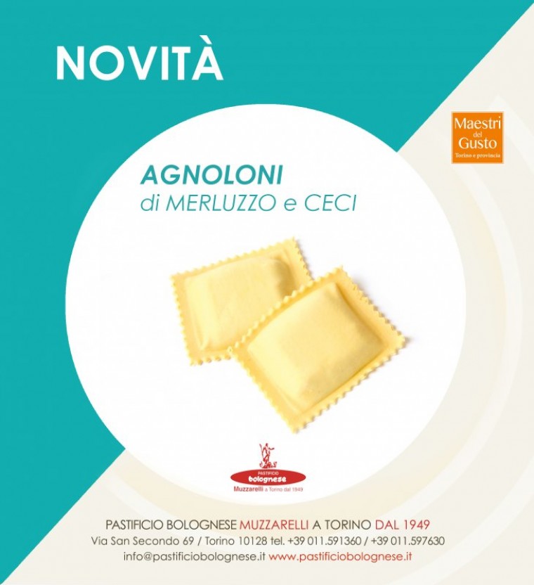 Agnoloni di merluzzo e ceci. Novità 2023