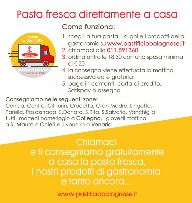 Novità spesa a domicilio. Le botteghe torinesi sono pronte a resistere e a mettersi al servizio dei propri clienti. Fare la spesa è fondamentale e noi nel rispetto delle normative siamo a vostra disposizione. 