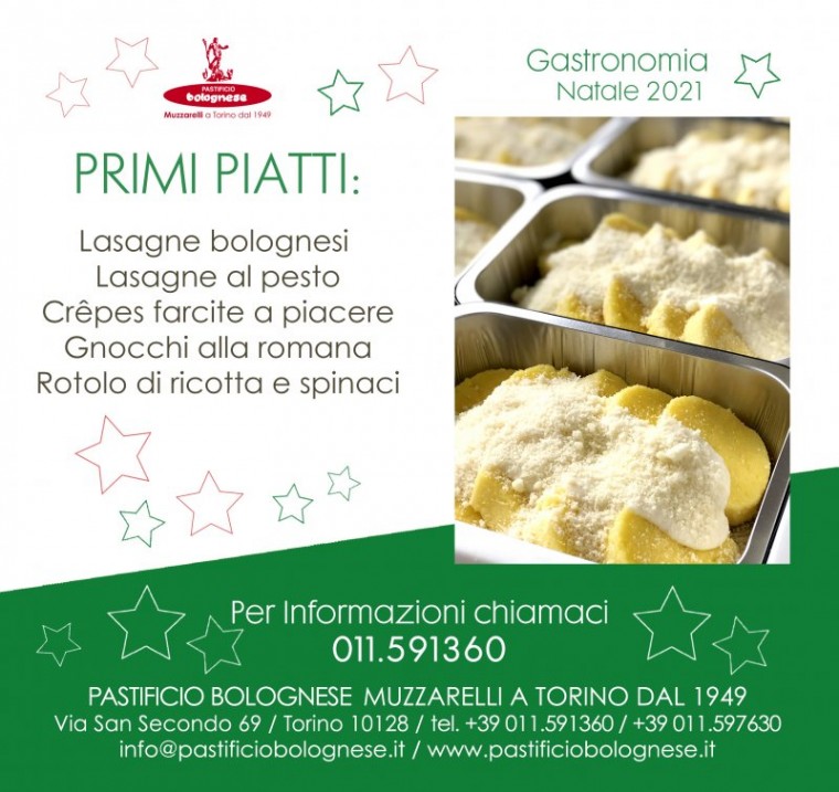 La gastronomia di Natale del Pastificio Bolognese: primi piatti