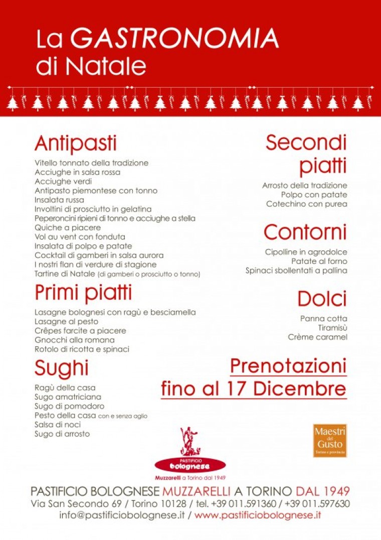 Gastronomia Natale 2023