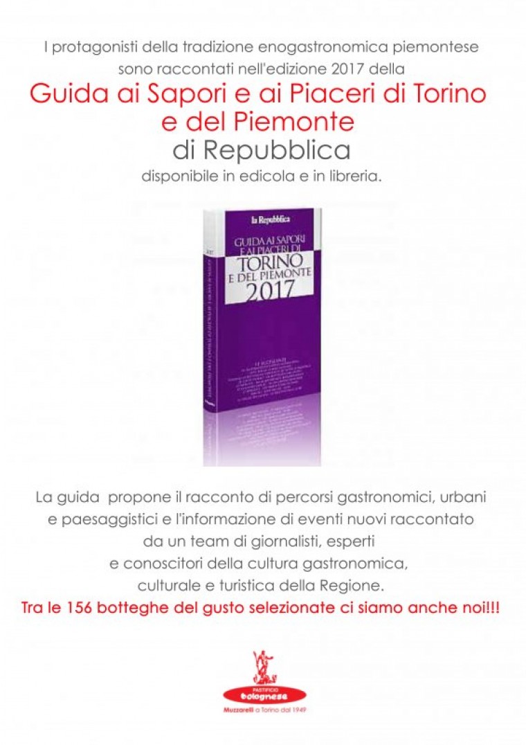 Guida ai Sapori e ai Piaceri di Torino di Repubblica