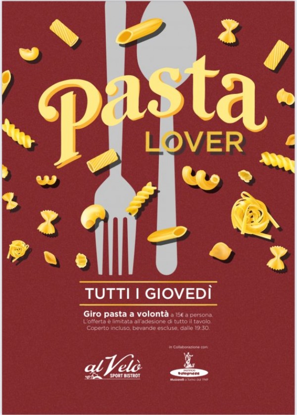 Pasta lover, giro pasta al Velò tutti i giovedì