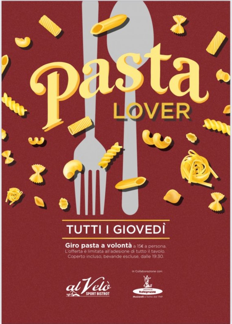 Pasta lover, giro pasta al Velò tutti i giovedì
