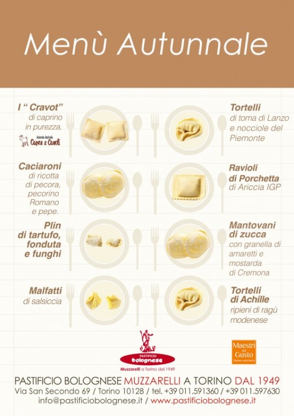 Pasta fresca autunnale