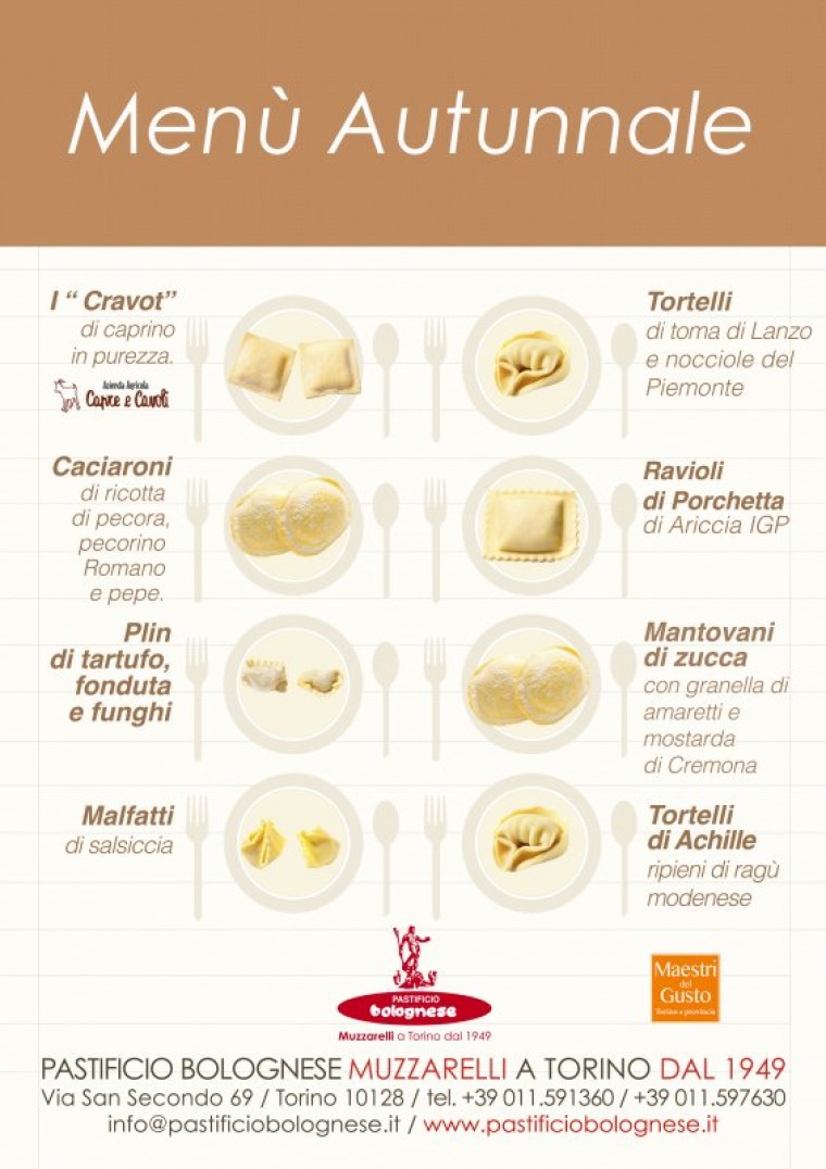 Pasta fresca autunnale