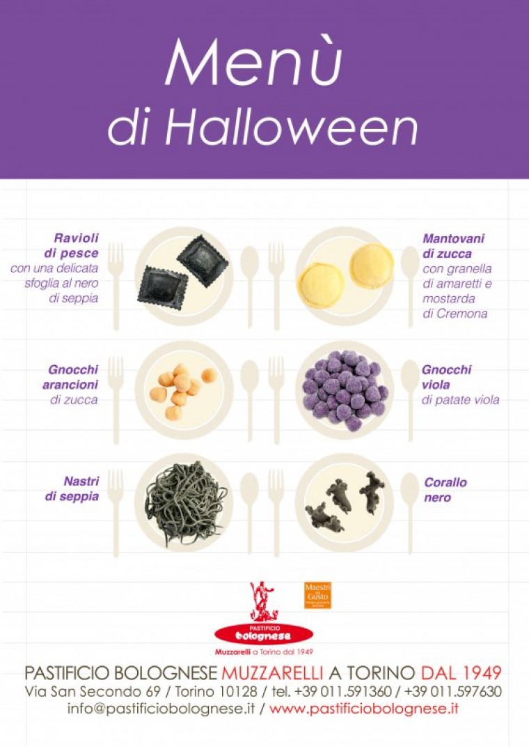 Menù di Halloween 2018