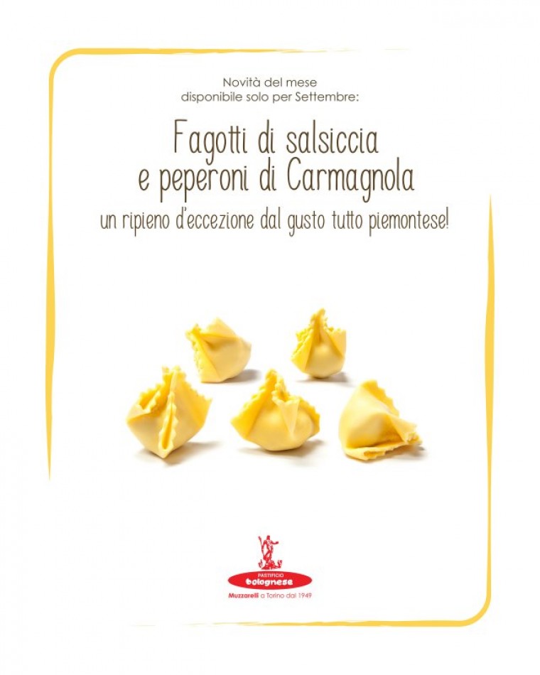 Novità del Mese: Fagotti di Salsiccia e Peperoni